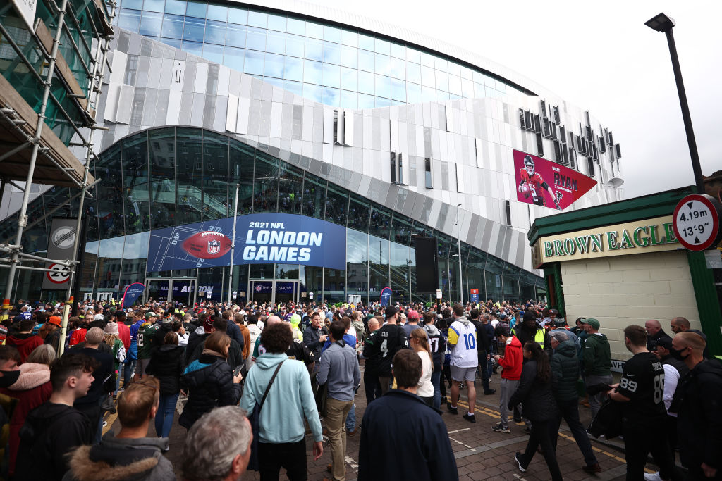 Falcons vs Jets en el estadio del Tottenham