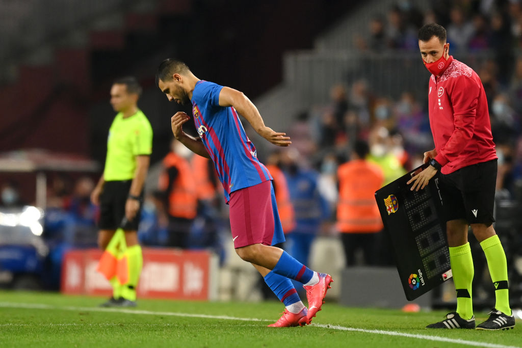 Kun Agüero Barcelona debut