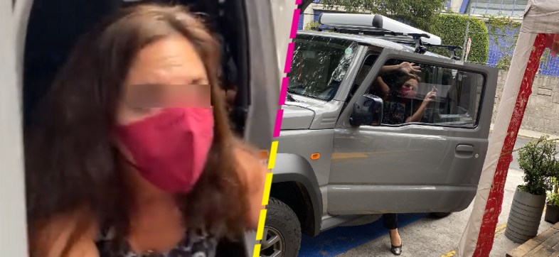 #LadyAcomplejado: Una mujer se estacionó en lugar para discapacitados ¡y se enojó cuando le reclamaron!