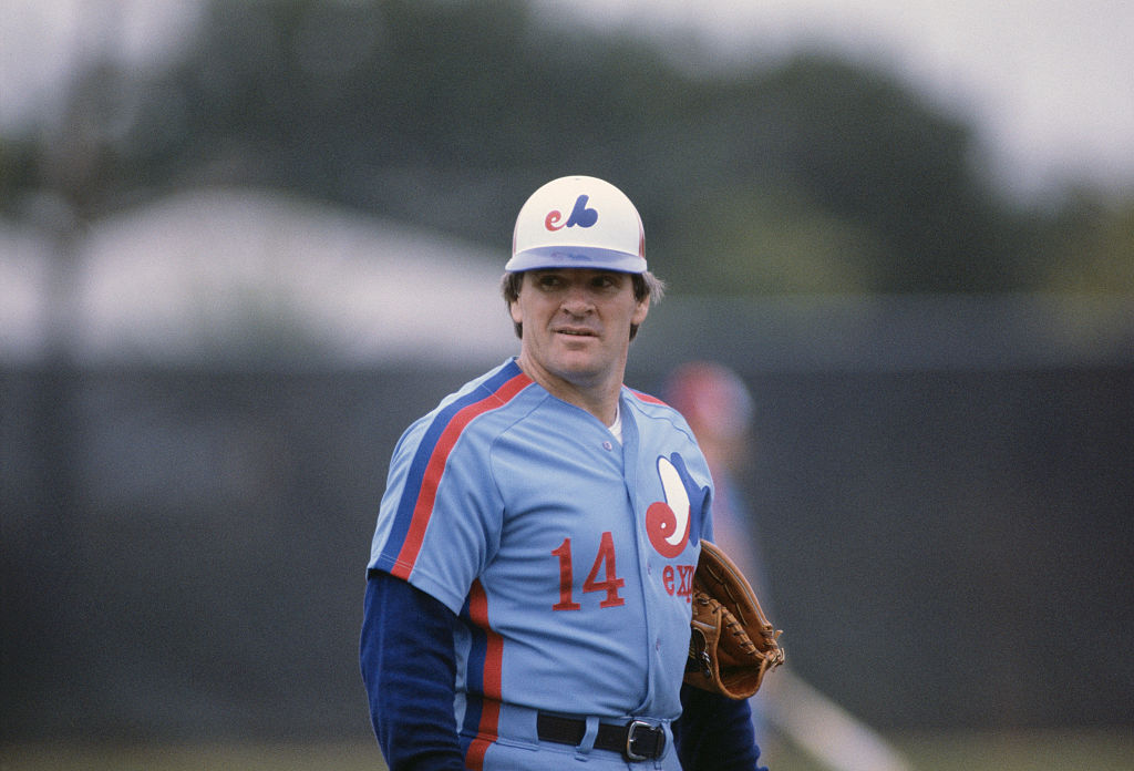 Pete Rose con los Montreal Expos