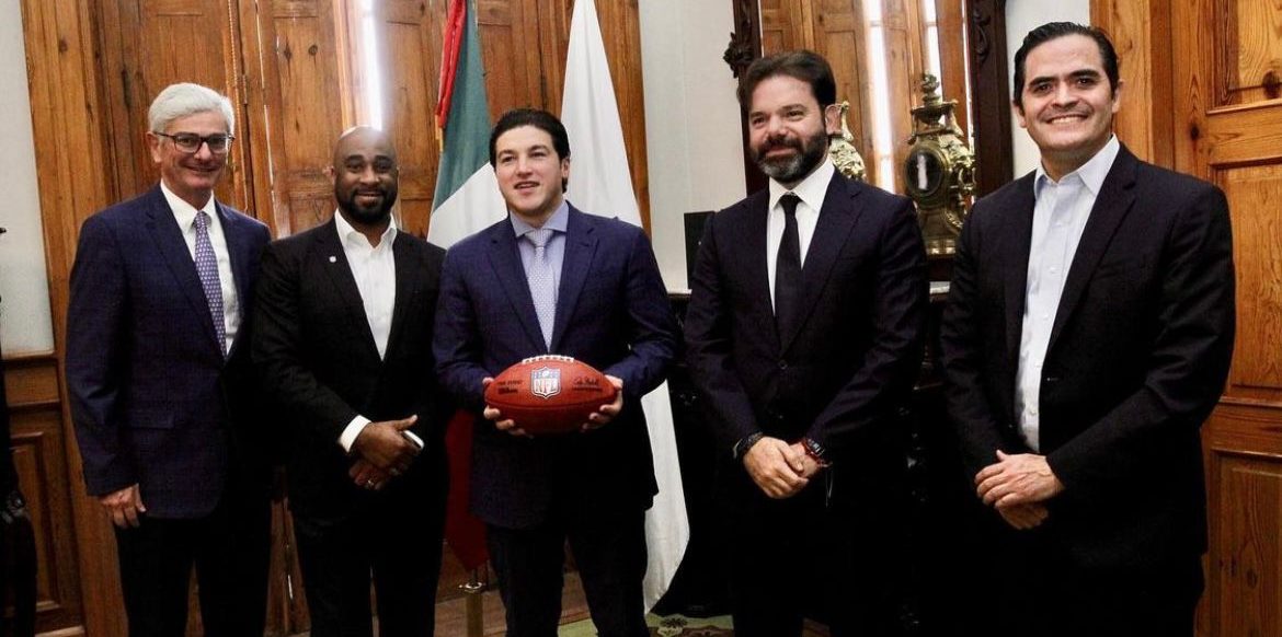 Samuel García promete nuevo estadio en Nuevo León para albergar partidos de la NFL