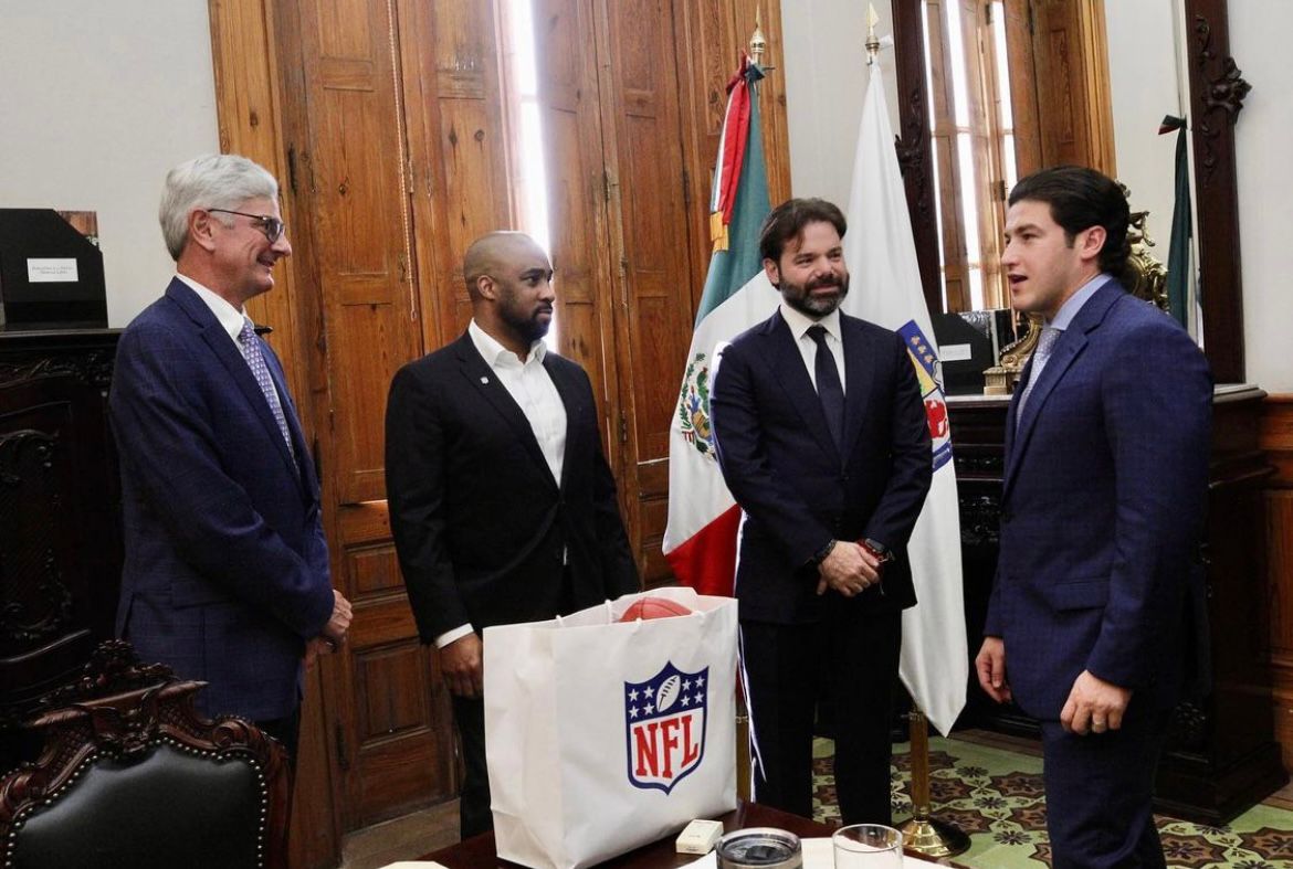 Samuel García promete nuevo estadio en Nuevo León para albergar partidos de la NFL