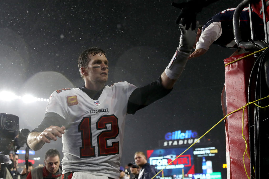 Tom Brady en el Gillette Stadium