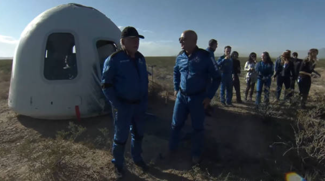 Así fue el viaje de William Shatner al espacio con Blue Origin