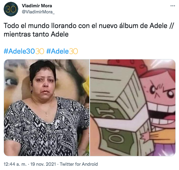 Adele por fin estrenó '30' y logró que el internet llorara a moco tendido