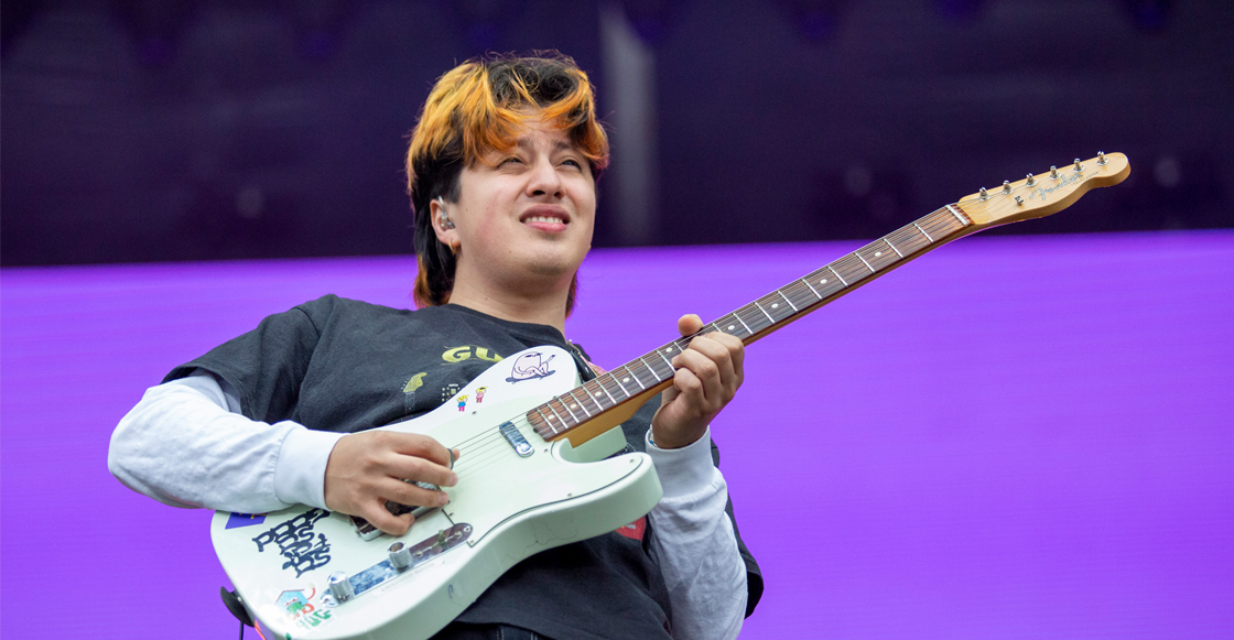 boy pablo tocando en Pal Norte 2021