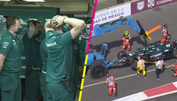 El accidente de Lance Stroll que detuvo la Q1 en el Gran Premio de México