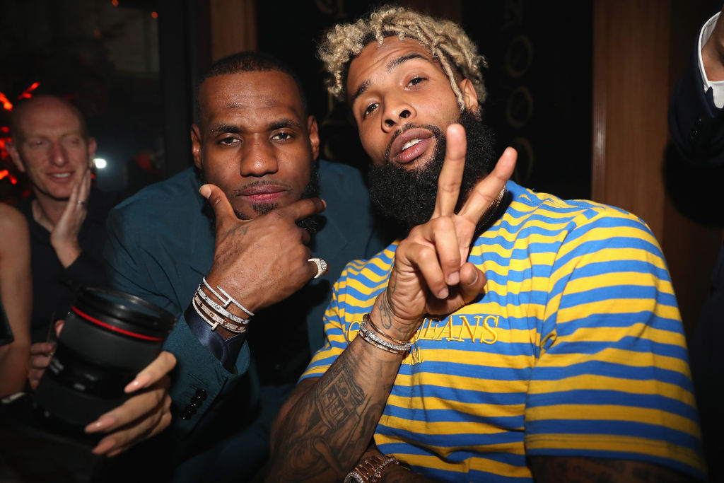 LeBron James y Odell Beckham Jr.