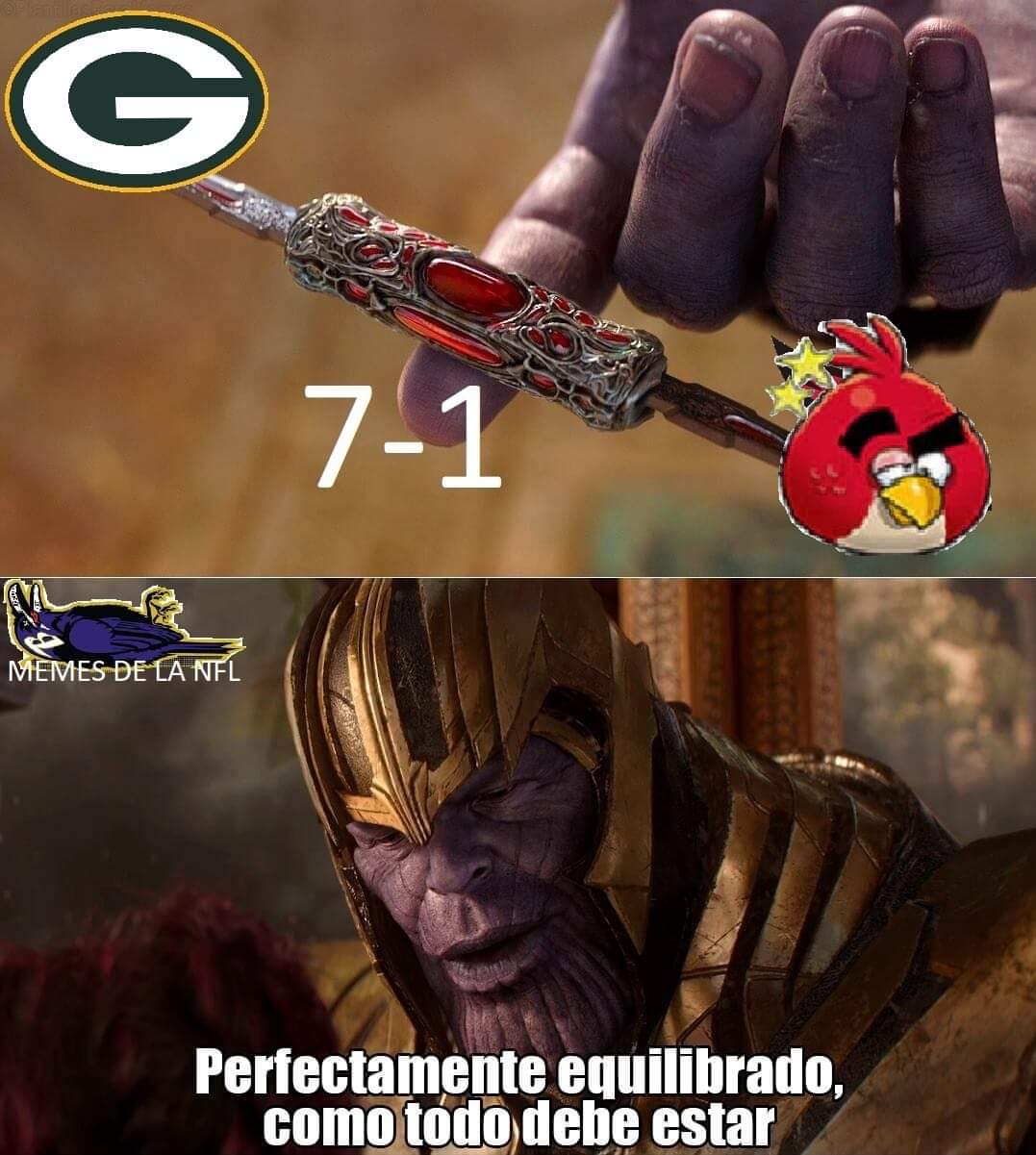 Meme de la semana 8 de la NFL