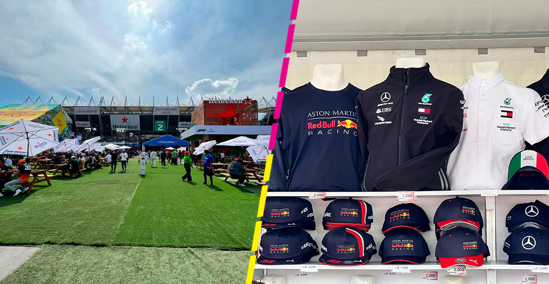 ¿Cuánto cuesta la gorras de Checo Pérez, souvenirs, comidas y bebidas en el Gran Premio de México?