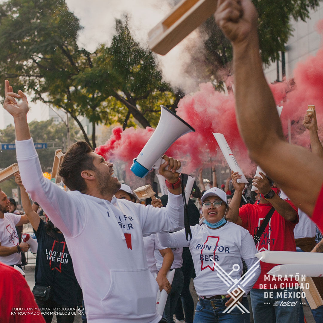 La Maratónica se hizo presente en el maratón de CDMX