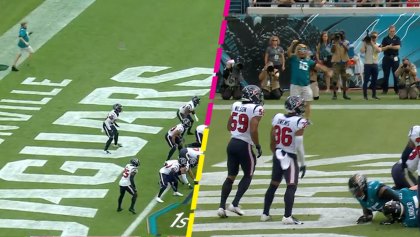 Un aficionado se metió a la cancha y festejó el primer touchdown de los Jaguars ante Texans