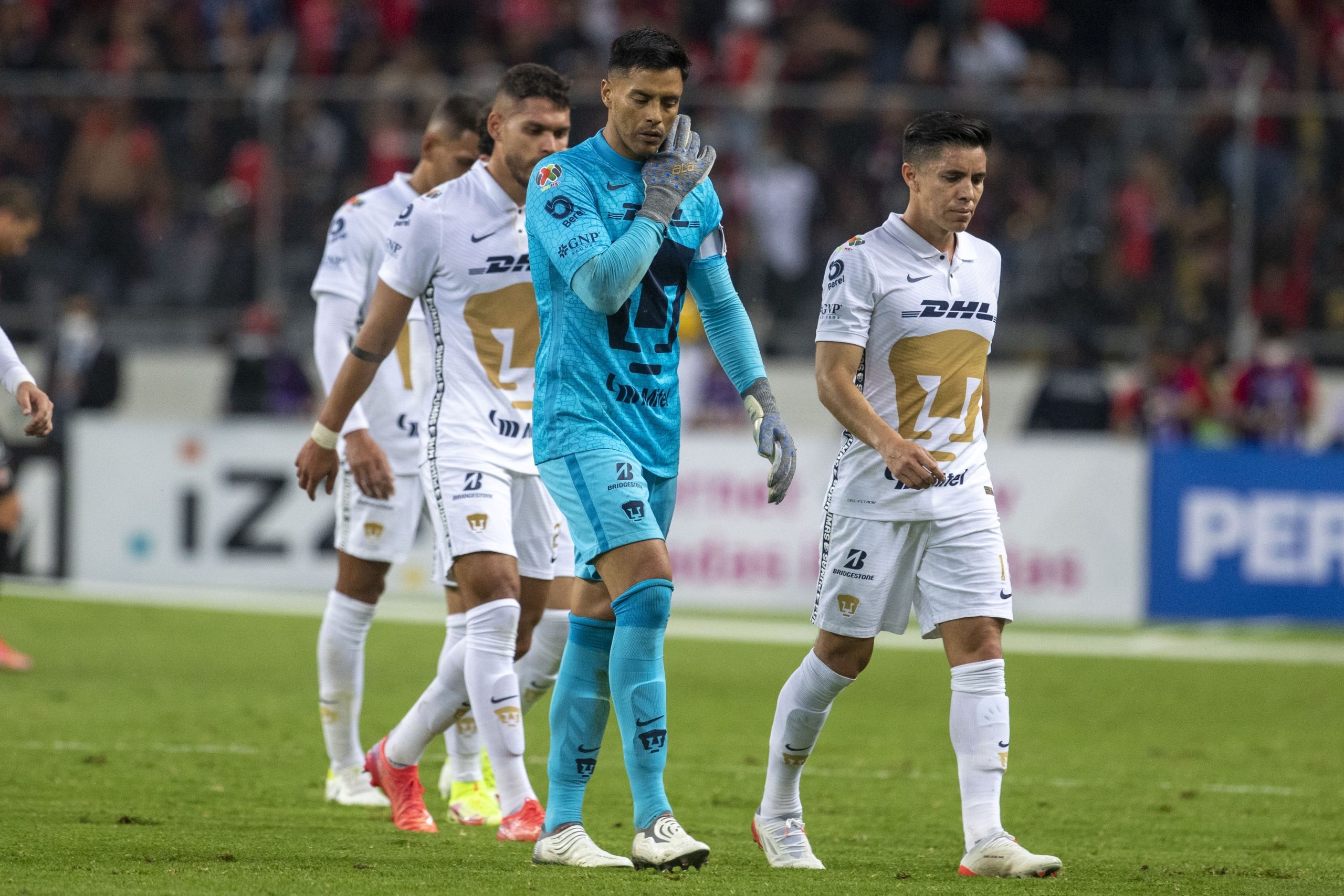 Alfredo Talavera en la semifinal con Pumas