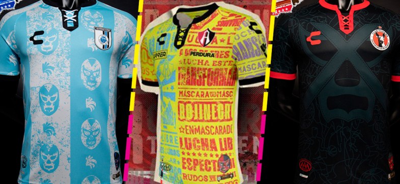 Así son los nuevos jerseys de los equipos de la Liga MX en honor a la lucha libre y están rudísimos