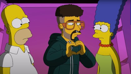 ¡Anda la osa! Bad Bunny entra al universo de 'Los Simpson' para reconciliar a Homero y Marge