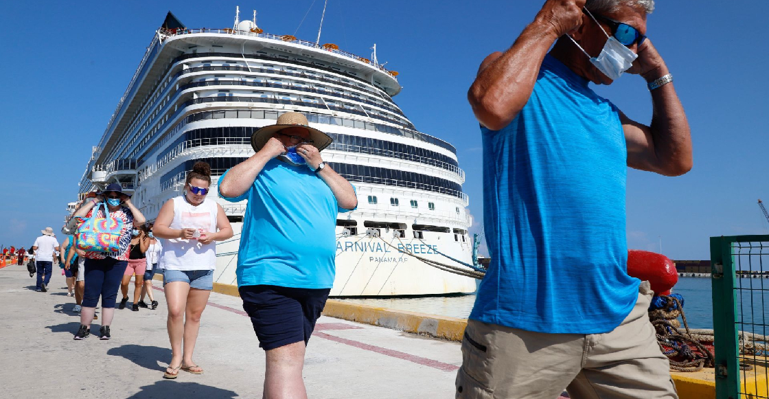 Crucero que hizo escala en México registra brote de COVID-19; hay un caso de Ómicron