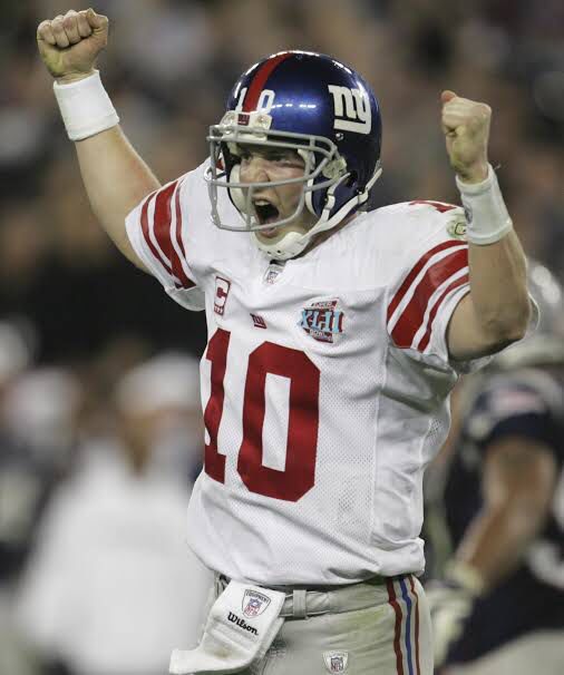 Eli Manning en el Super Bowl XLII