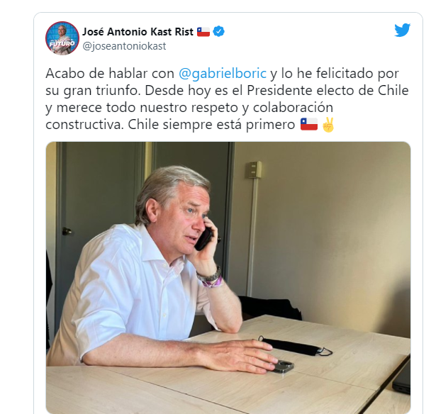 Gabriel Boric será el próximo presidente de Chile