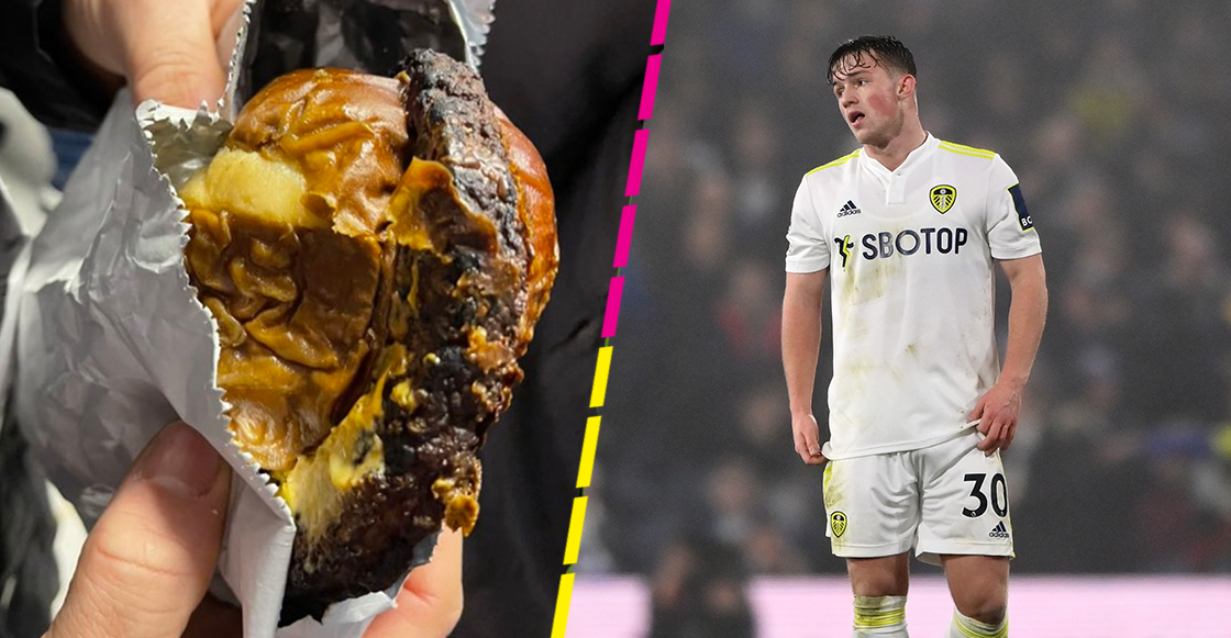 ¿Puck de hockey o carne? Fan del Leeds United hace viral la hamburguesa del estadio