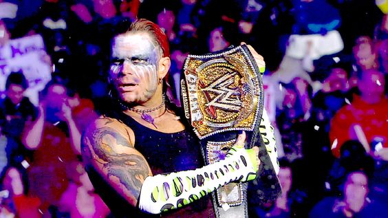 Jeff Hardy como campeón de la WWE