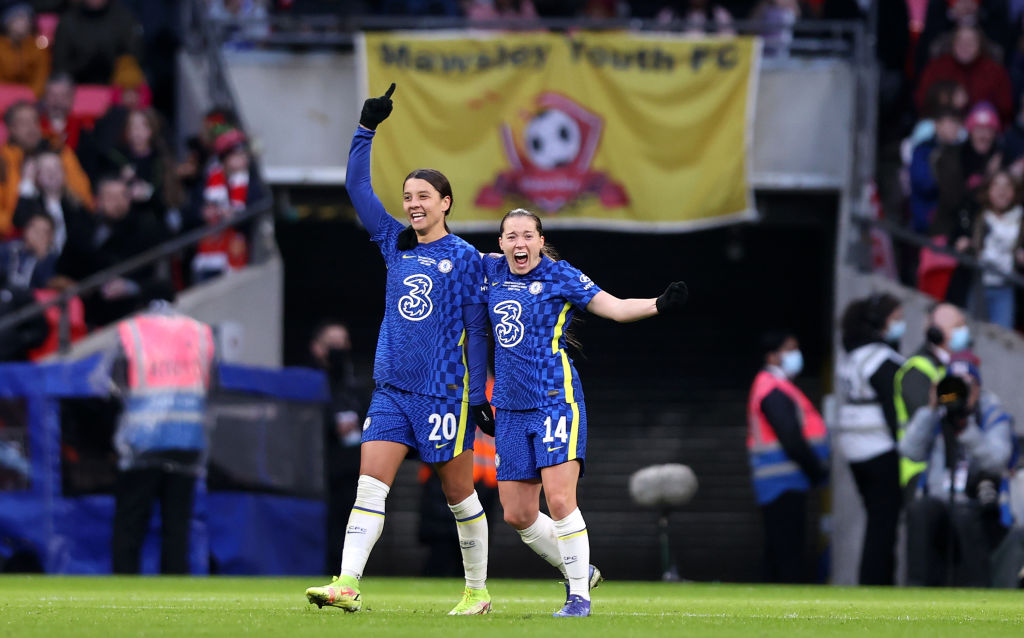 De vaselina: El golazo de Sam Kerr que coronó al Chelsea en la FA Cup Femenil