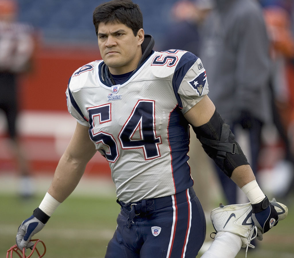 Tedy Bruschi con los Patriots en 2004