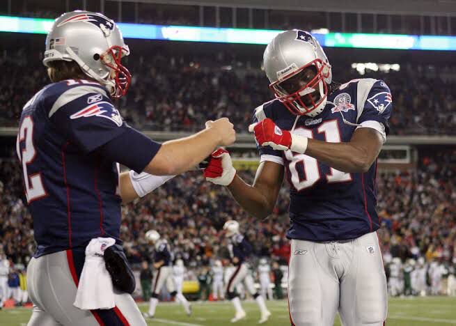 Tom Brady y Randy Moss