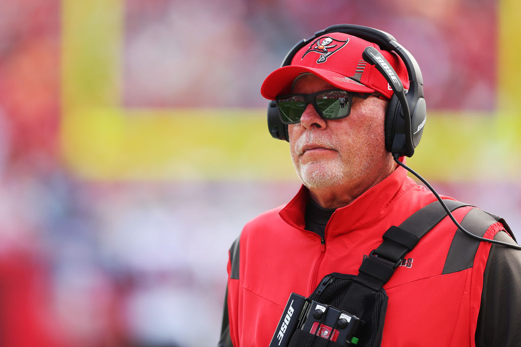 Bruce Arians, entrenador en jefe de los Buccaneers