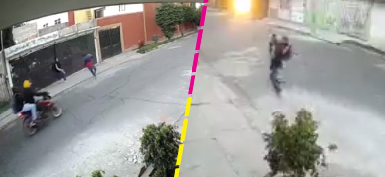 Este joven logró escapar de un asalto corriendo y gritándole a sus vecinos