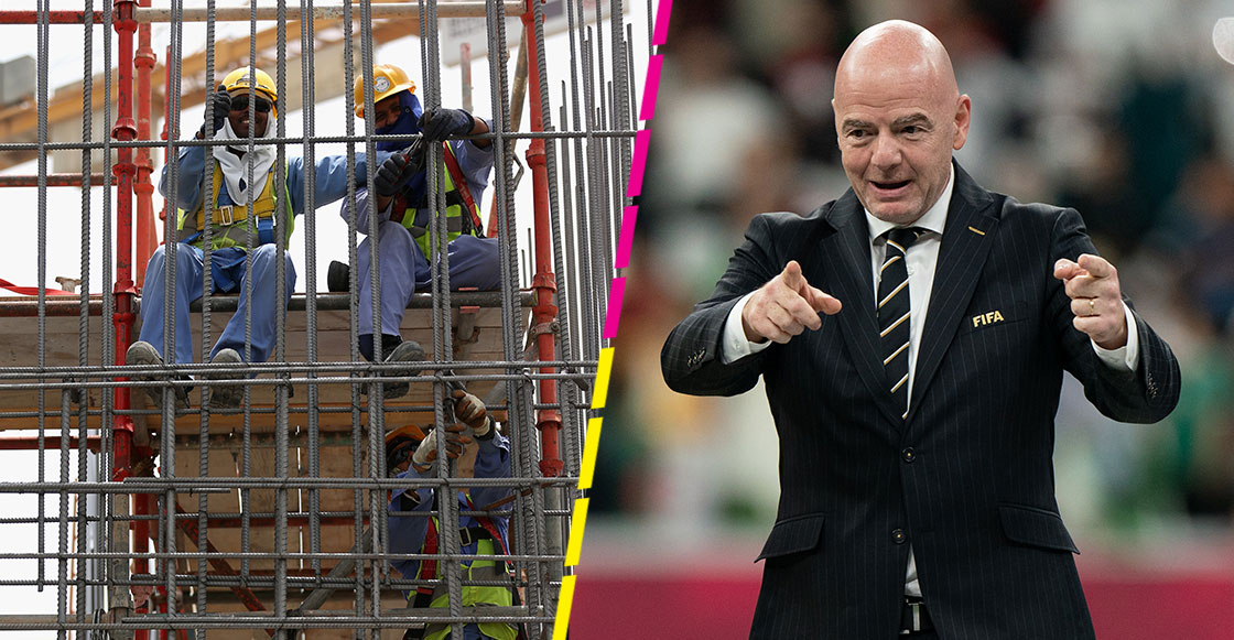 ¡Que tiene otros datos! Infantino niega muerte de seis mil trabajadores previo al Mundial de Qatar 2022