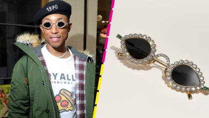 Los lujosos lentes que lució Pharrell Williams en París Fashion Week