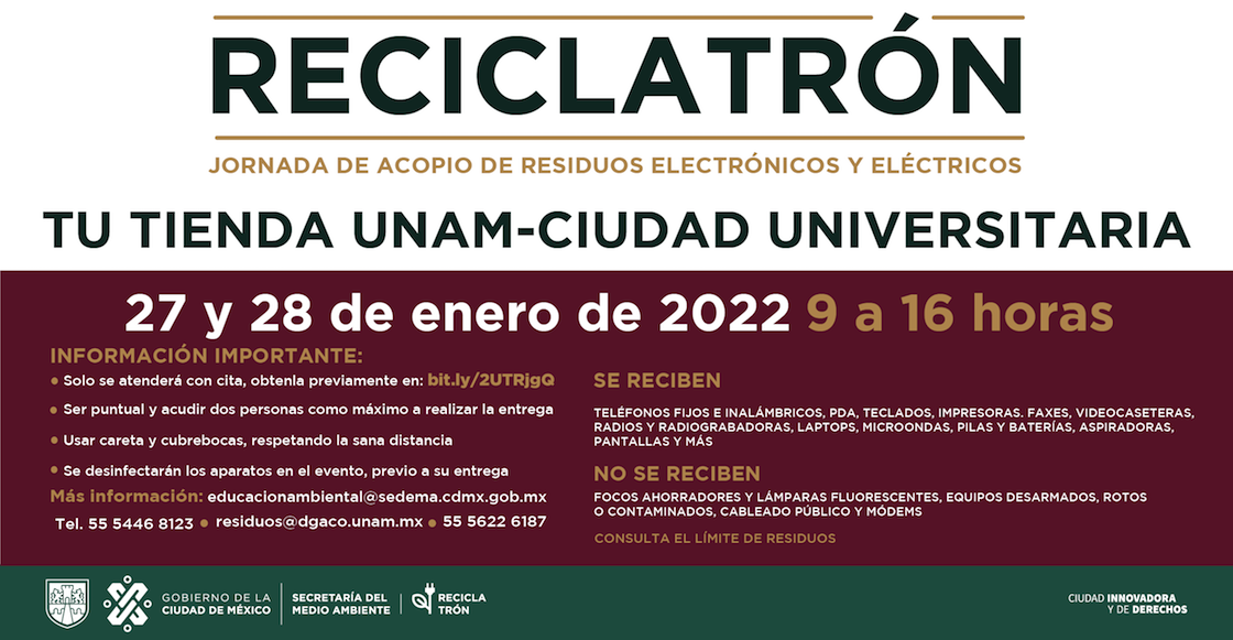 reciclatron-unam-desechar-aparatos-electricos-cdmx