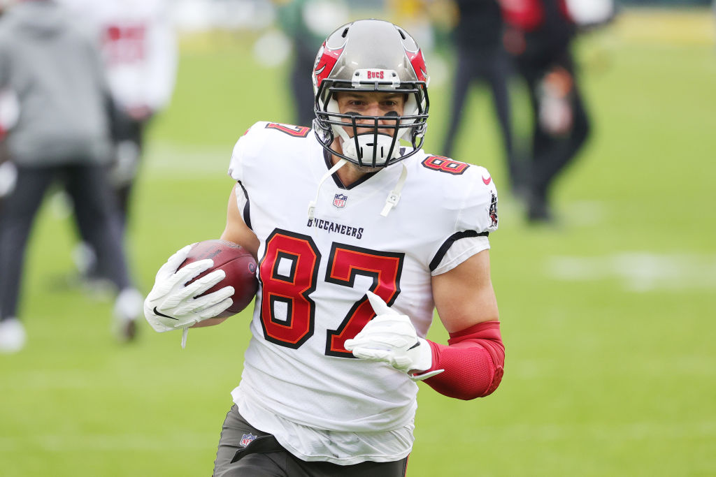 Rob Gronkowski con los Buccaneers