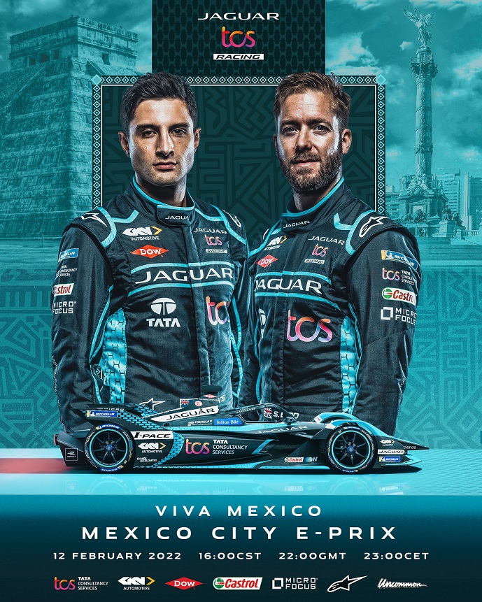 Jaguar Mexico City EPrix Race Poster