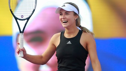 La historia de Anna Kalinskaya, la tenista mitad rusa y mitad ucraniana que brilla en el Abierto de Zaopopan