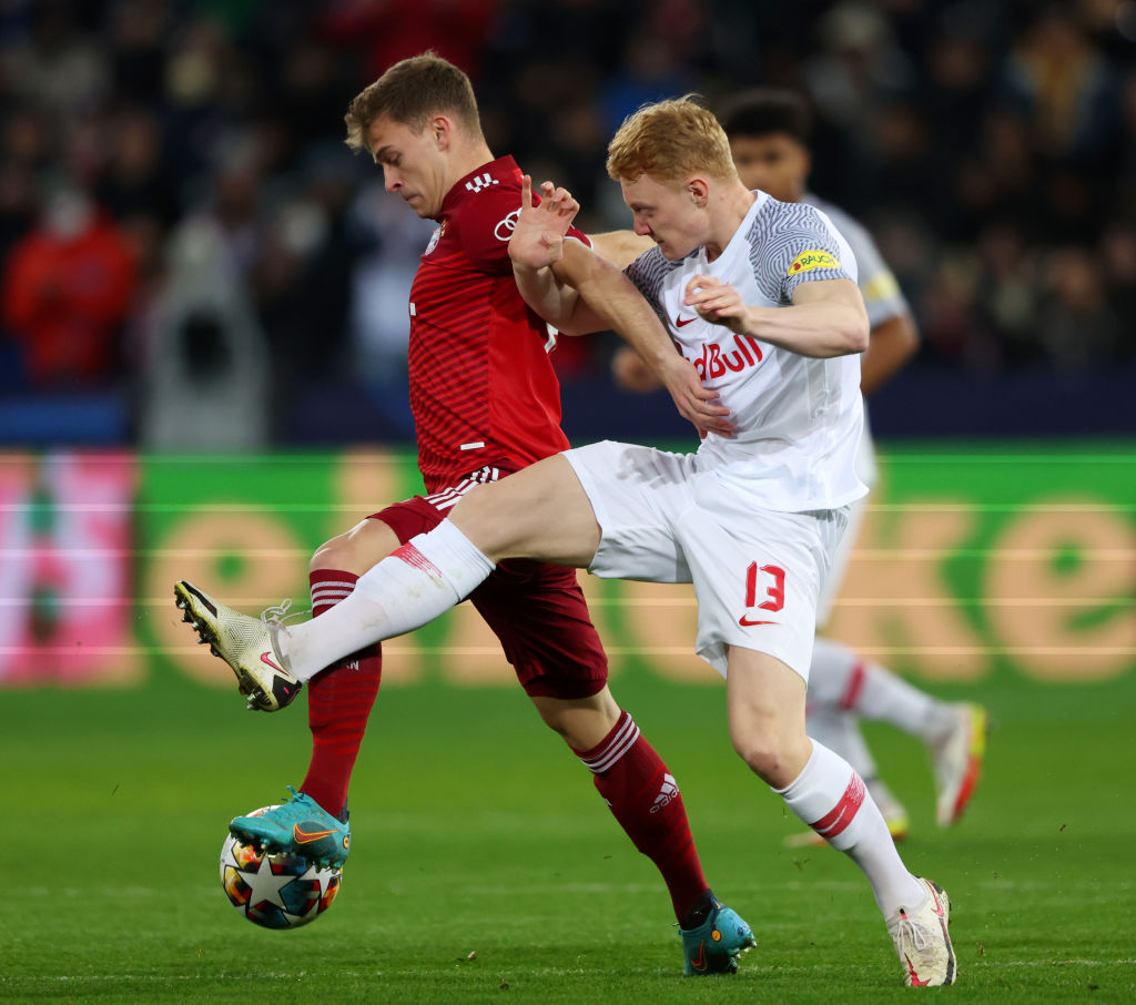 RB Salzburg vs Bayern Munich en Champions League