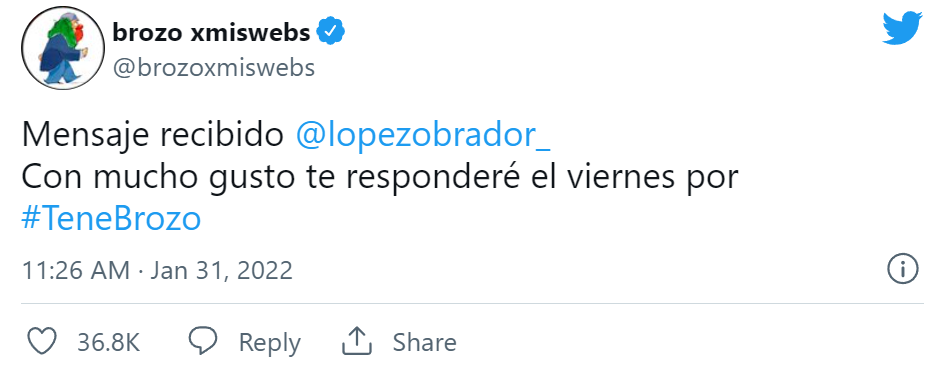 Así le respondió Brozo a AMLO los ‘elogios’ para criticar a Loret