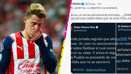 ¡Polémica! Chivas se queja en redes sociales sobre fallos arbitrales tras derrota ante Puebla