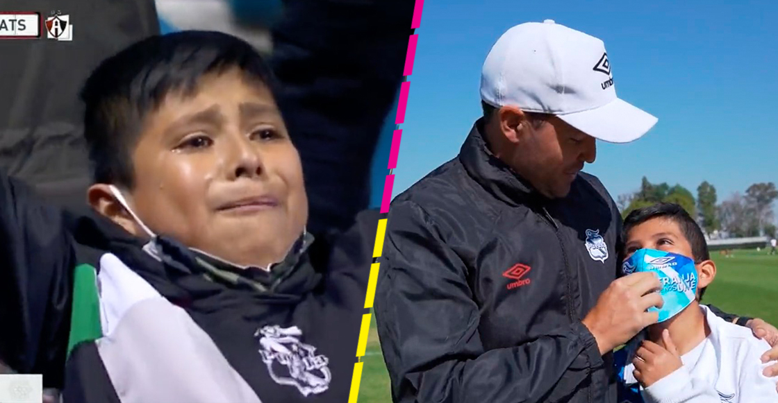 El increíble gesto del Puebla con Dylan, el niño que lloró con la chilena de Memo Martínez