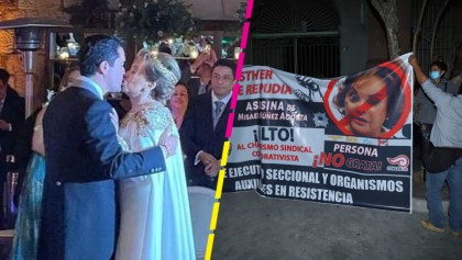 Al final Elba Esther celebró su boda pese al sabotaje del magisterio