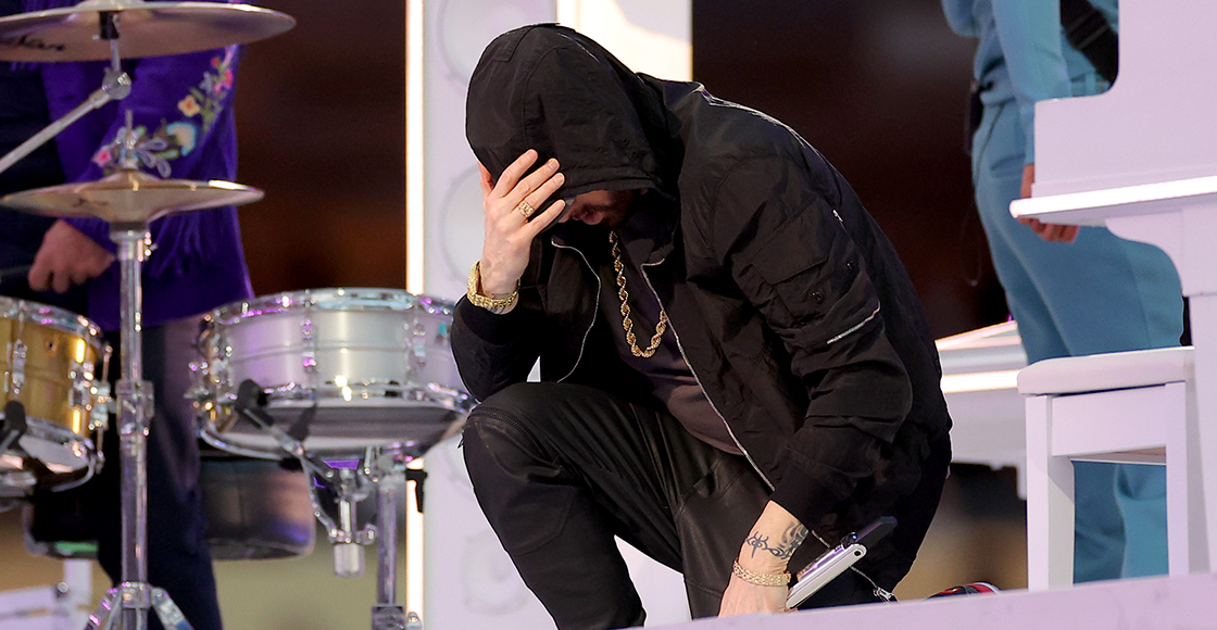 Que siempre no: La NFL sabía que Eminem se arrodillaría en el medio tiempo del Super Bowl