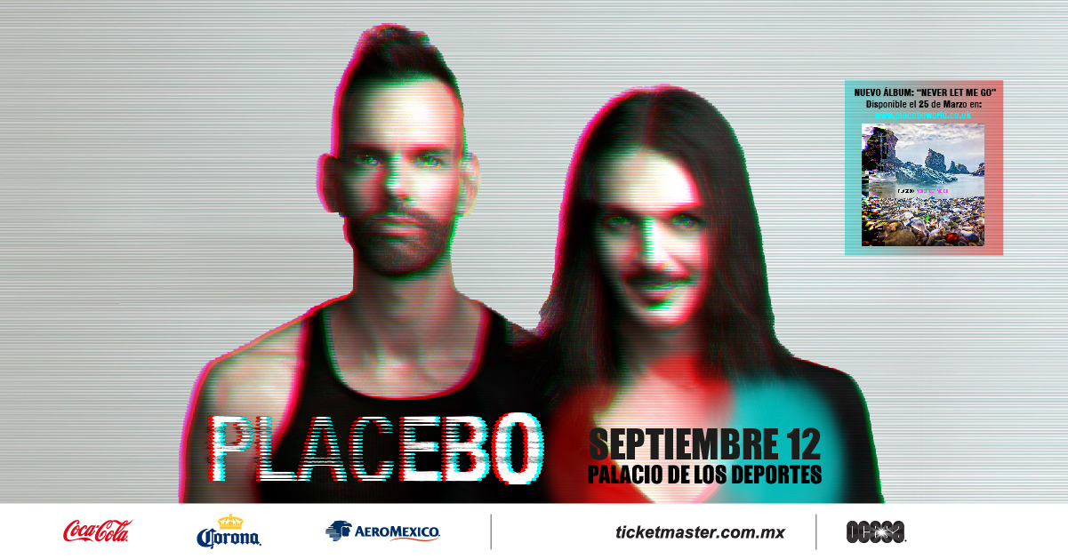 ¡Placebo regresará a la CDMX para tocar en el Palacio de los Deportes!