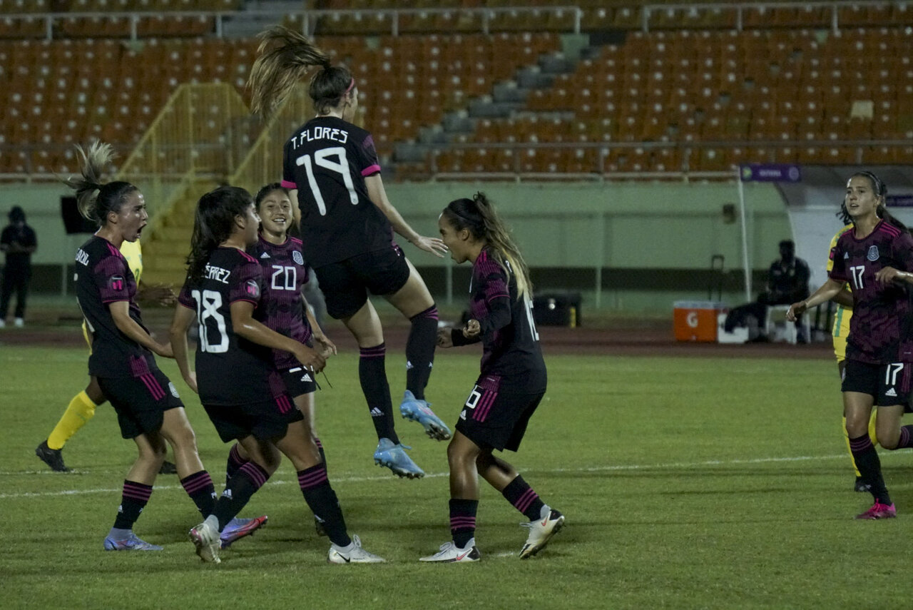 Doblete de Maldonado y gol de Tatiana Flores en la victoria de México Guyana en el Premundial Sub 20