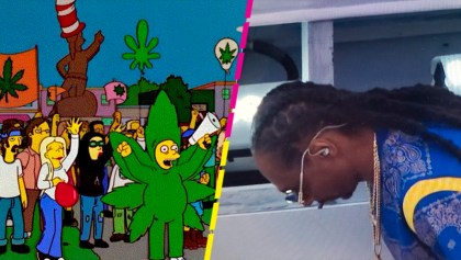 ¡Buen "viaje"! Snoop Dogg es captado fumando marihuana antes del show de medio tiempo del Super Bowl