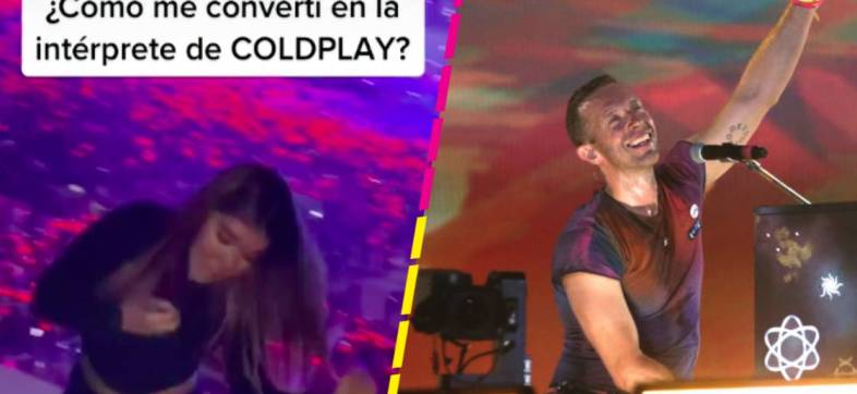 Tiktoker utiliza lenguaje de señas en conciertos de Coldplay y se hace viral