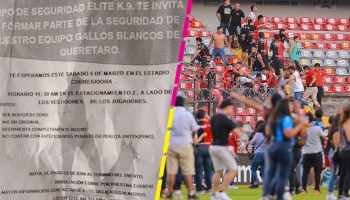 ¿Cuánto pagó la empresa K9 a los elementos de seguridad para el Querétaro vs Atlas?