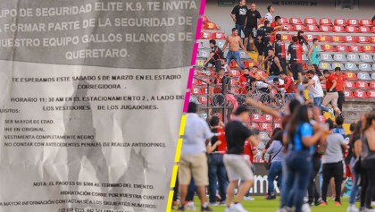 ¿Cuánto pagó la empresa K9 a los elementos de seguridad para el Querétaro vs Atlas?