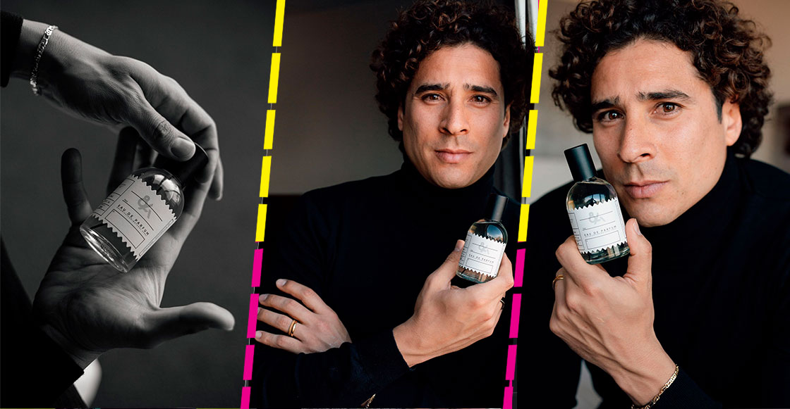 ¡Que elegancia la de Francois! Guillermo Ochoa lanza su propia línea de perfume... y esta bien rifado