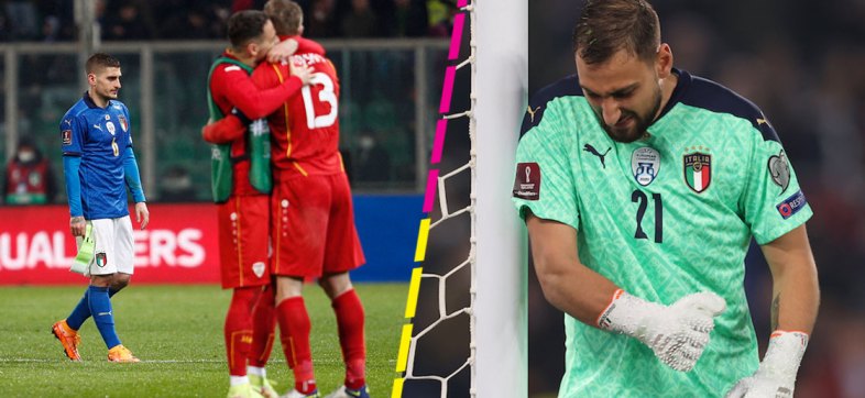 ¡Italia, fuera de Qatar 2022l! Donnarumma se queda sin Champions y Mundial en sólo nueve días