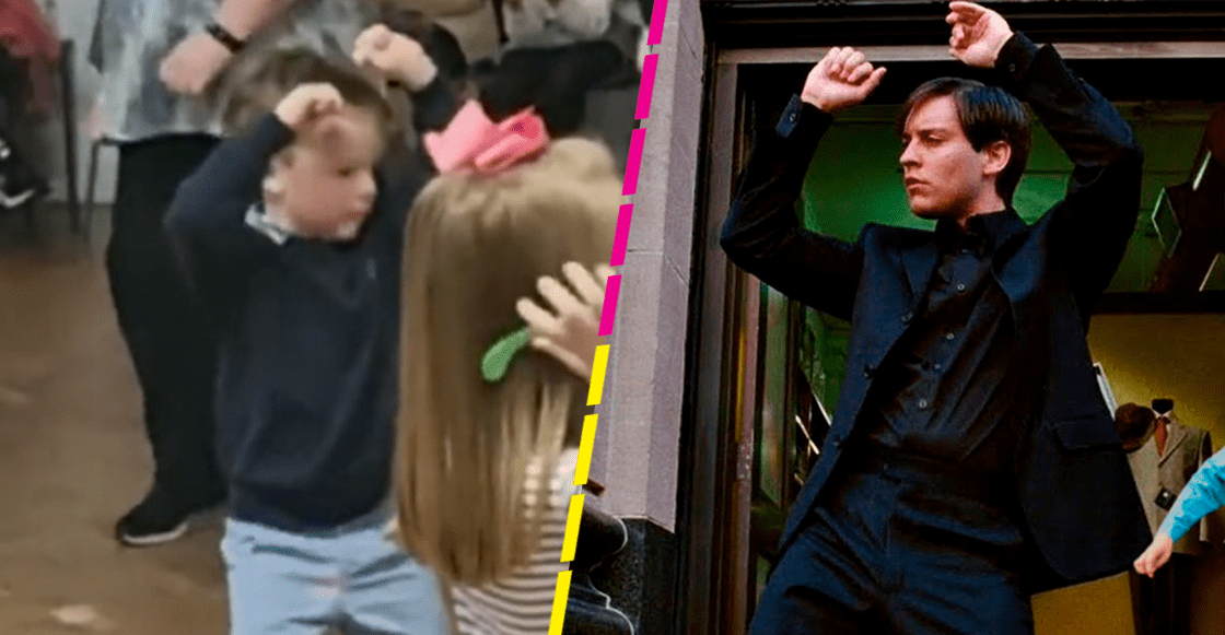 Niño imita el baile de Tobey Maguire en 'Spider-Man 3' y se hace viral